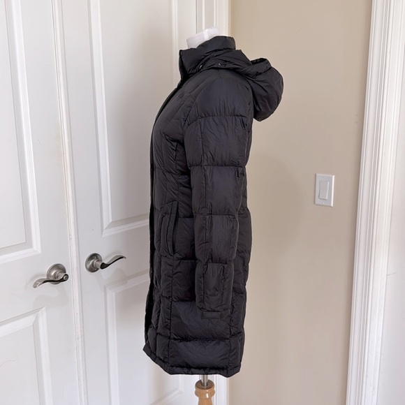 The North Face Women's Metropolis Goose Down Black Parka Jacket Size Small - Picture 8 of 13
